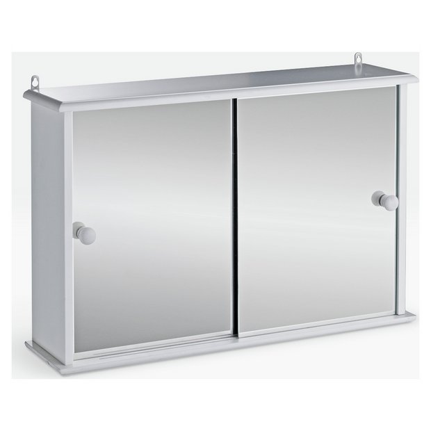 sliding door bathroom wall cabinet