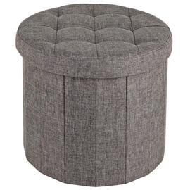 Buy Argos Home Aidan Circular Ottoman Shoe Storage Grey Shoe