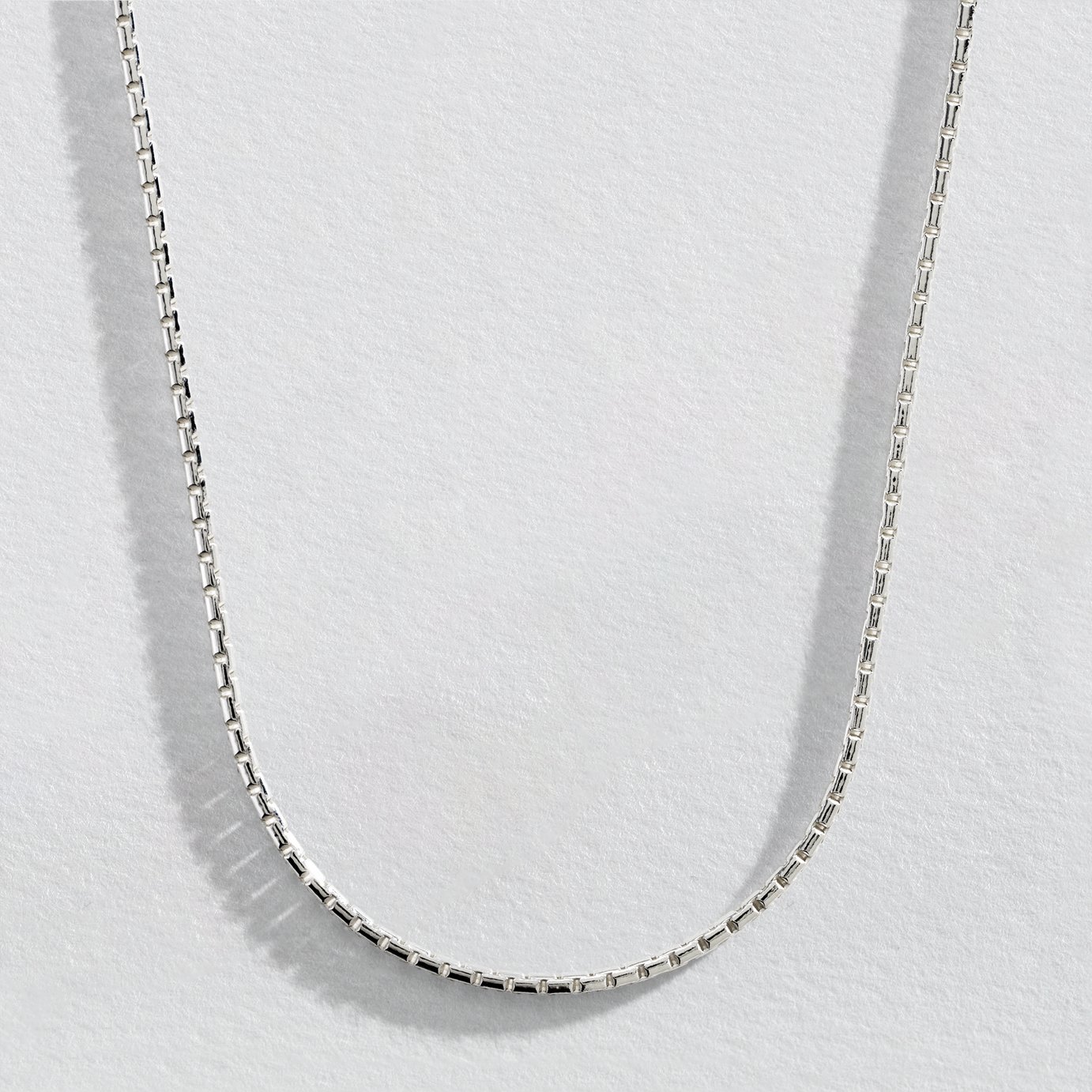 Revere Men's Sterling Silver 24 Inch Chain Necklace