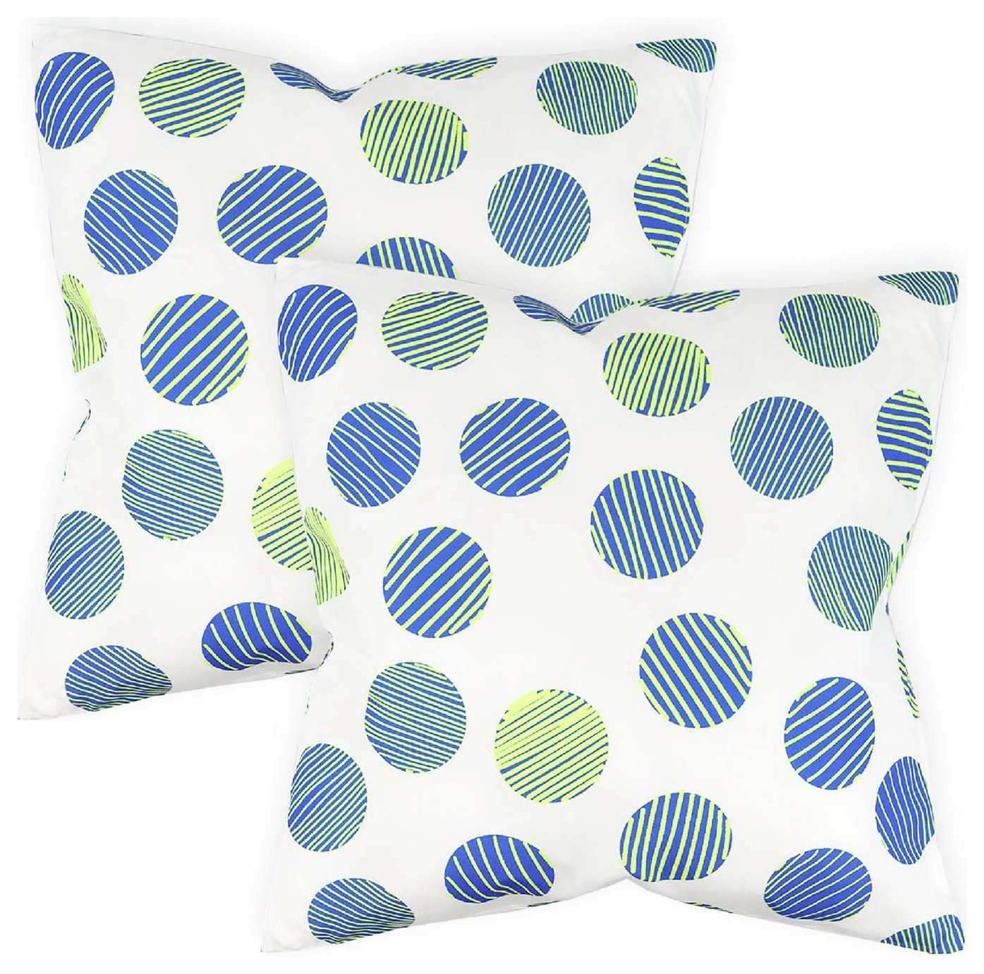 Streetwize Polka Dot Outdoor Cushions - Pack of 4