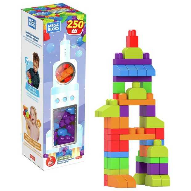 Buy Mega Bloks Build 'n Create Tube (250 Pieces), Early learning toys