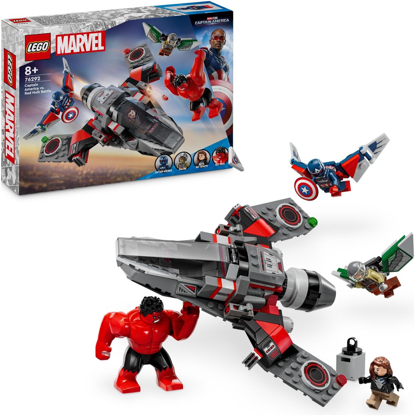 LEGO Marvel Captain America vs. Red Hulk Battle Set 76292