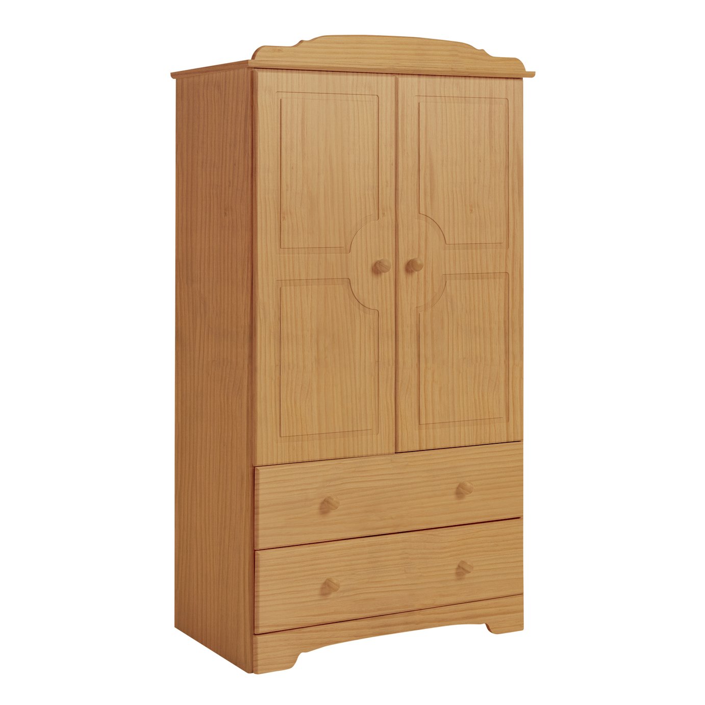 Argos Home Nordic 2 Door 2 Drawer Short Wardrobe