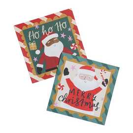 Comic Relief Pack of 10 Fun Santa Christmas Cards