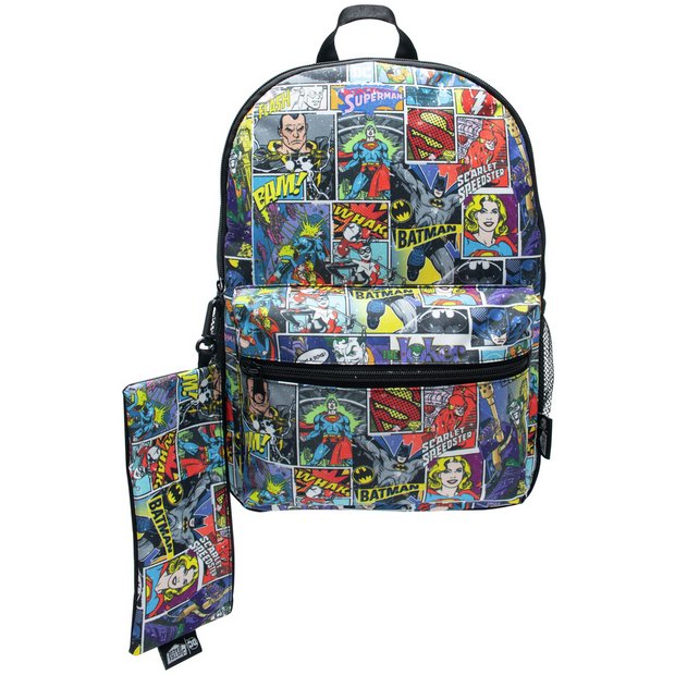 Buy DC Comics Backpack And Pencil Case Set Backpacks Argos