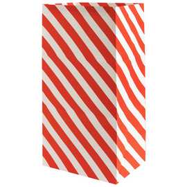 Home Red Candy Stripe Paper Bags