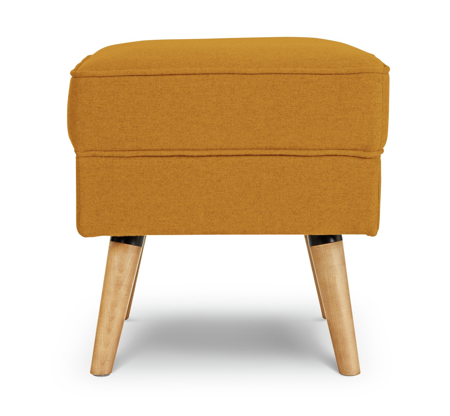 Habitat Callie Fabric Footstool - Yellow