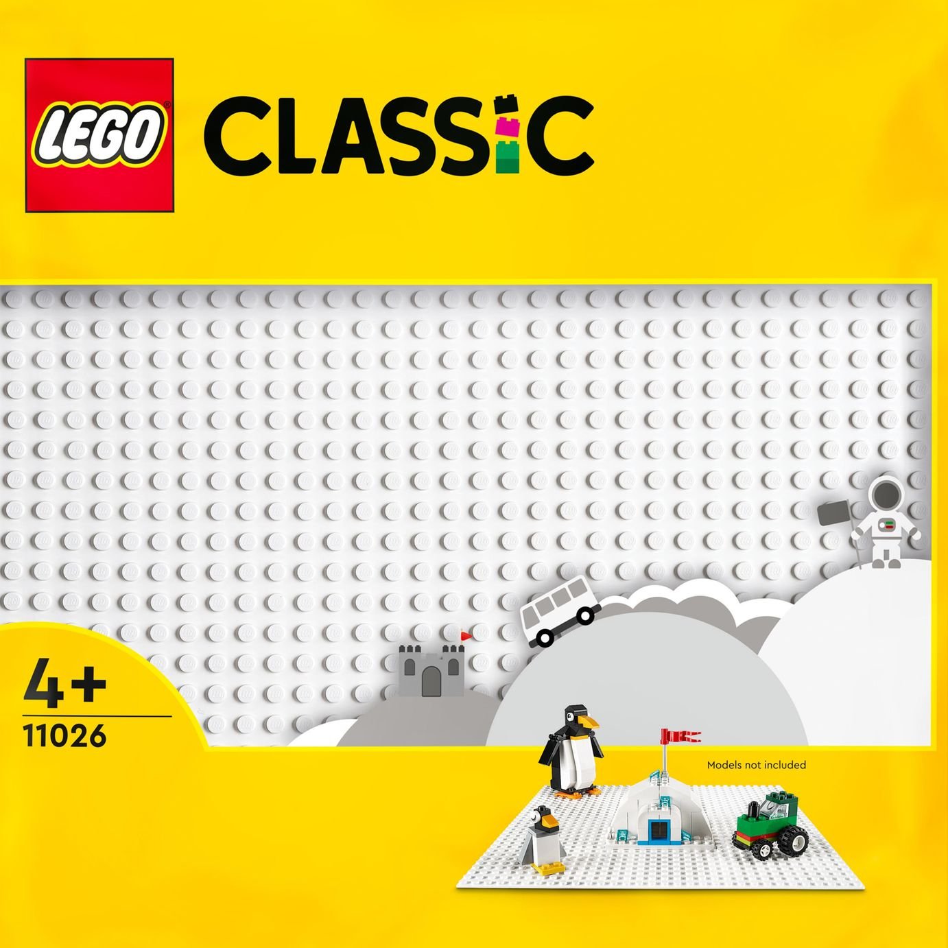 LEGO Classic White Baseplate 32x32 Building Board 11026