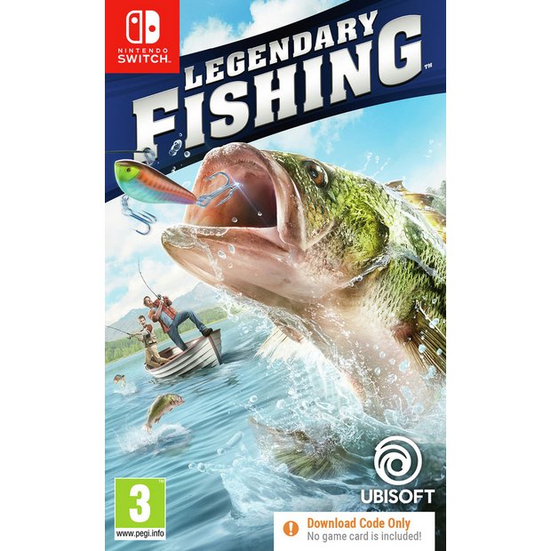 YOOL Reel Fishing Rod [Nintendo Switch Accessory Works w/ All Fishing  Games] NEW