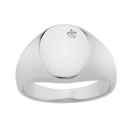 Argos Rings Silver Men's Rings | Black, Silver & Diamond Men's Rings | Argos