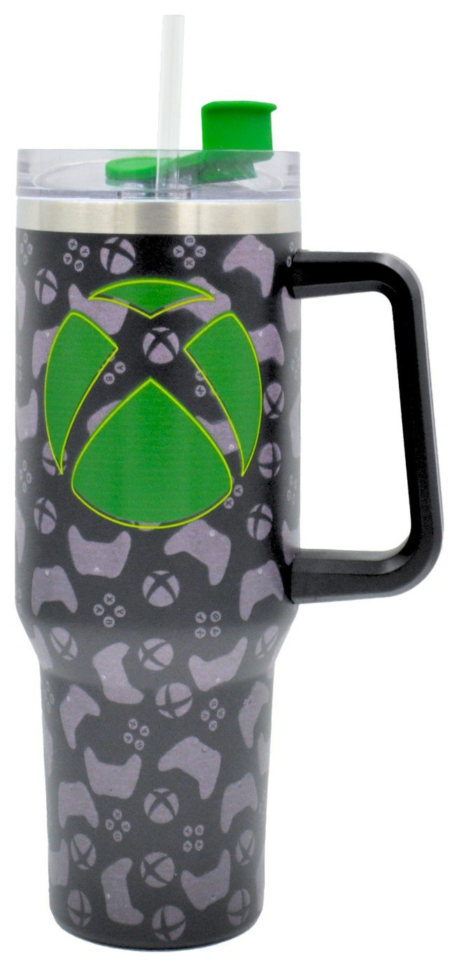 Hox Xbox Black And Green Travel Cup - 1200ml