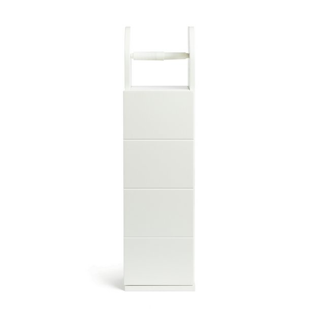 Buy Habitat Tidy Cupboard with Toilet Roll Holder White Toilet roll holders Argos