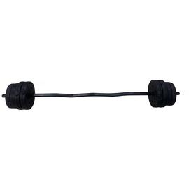 Buy Opti Z Curl Vinyl Barbell Weight Set 17kg Barbells Argos