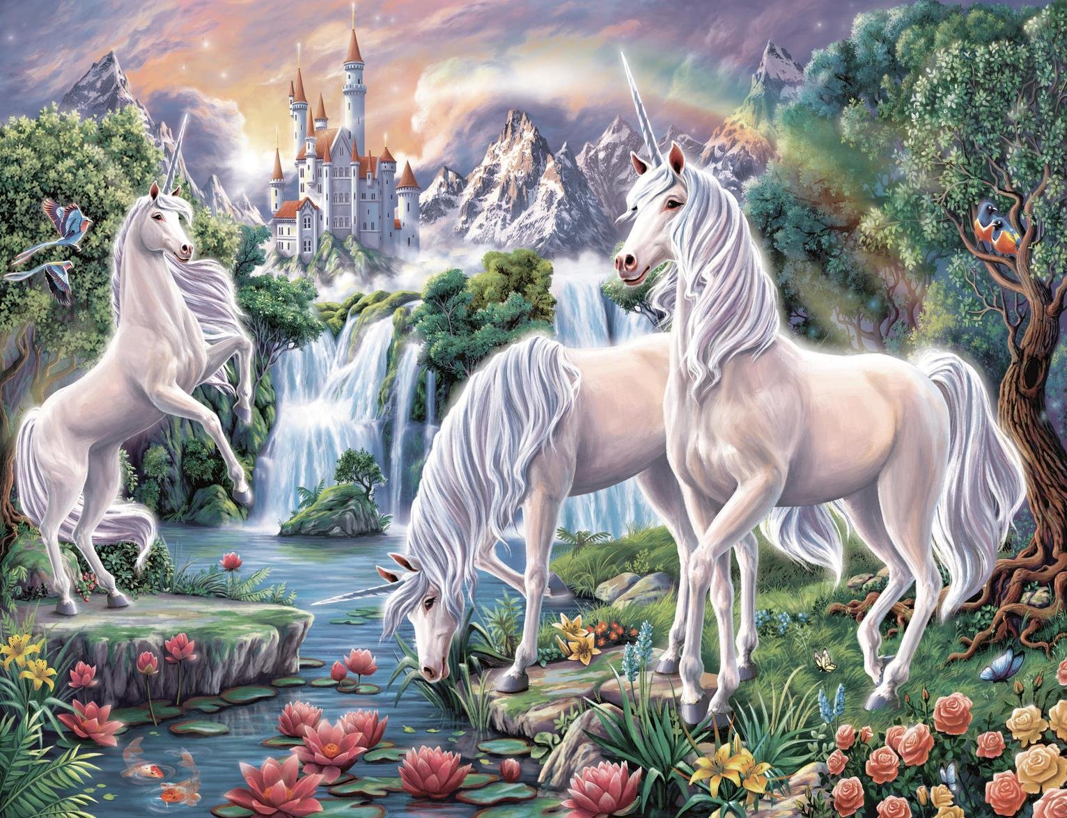 Walltastic Unicorn Paradise Kids Wall Mural