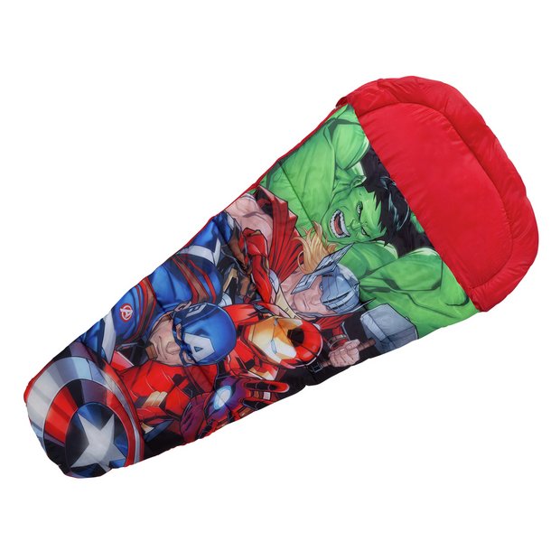 Buy Marvel Superhero 345gsm Kids Sleeping Bag Sleeping Bags Argos