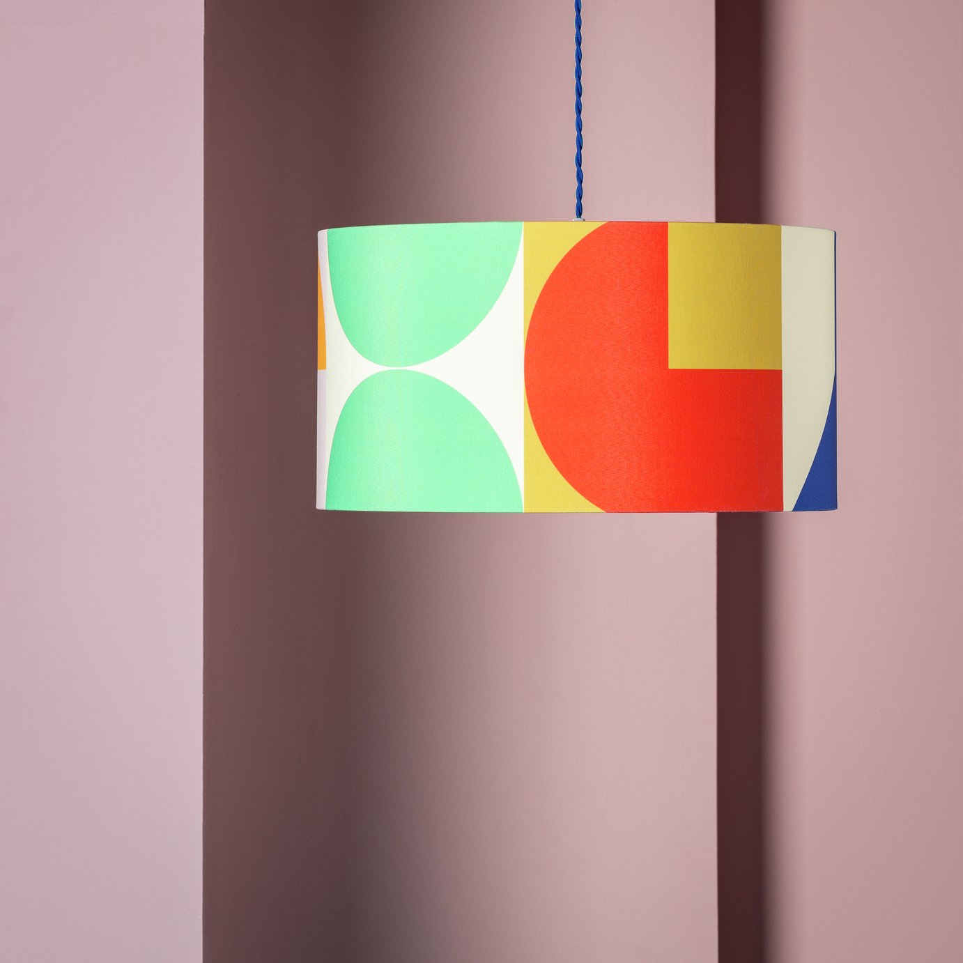 Habitat 60 Geometric Easy Fit Lampshade - 45cm