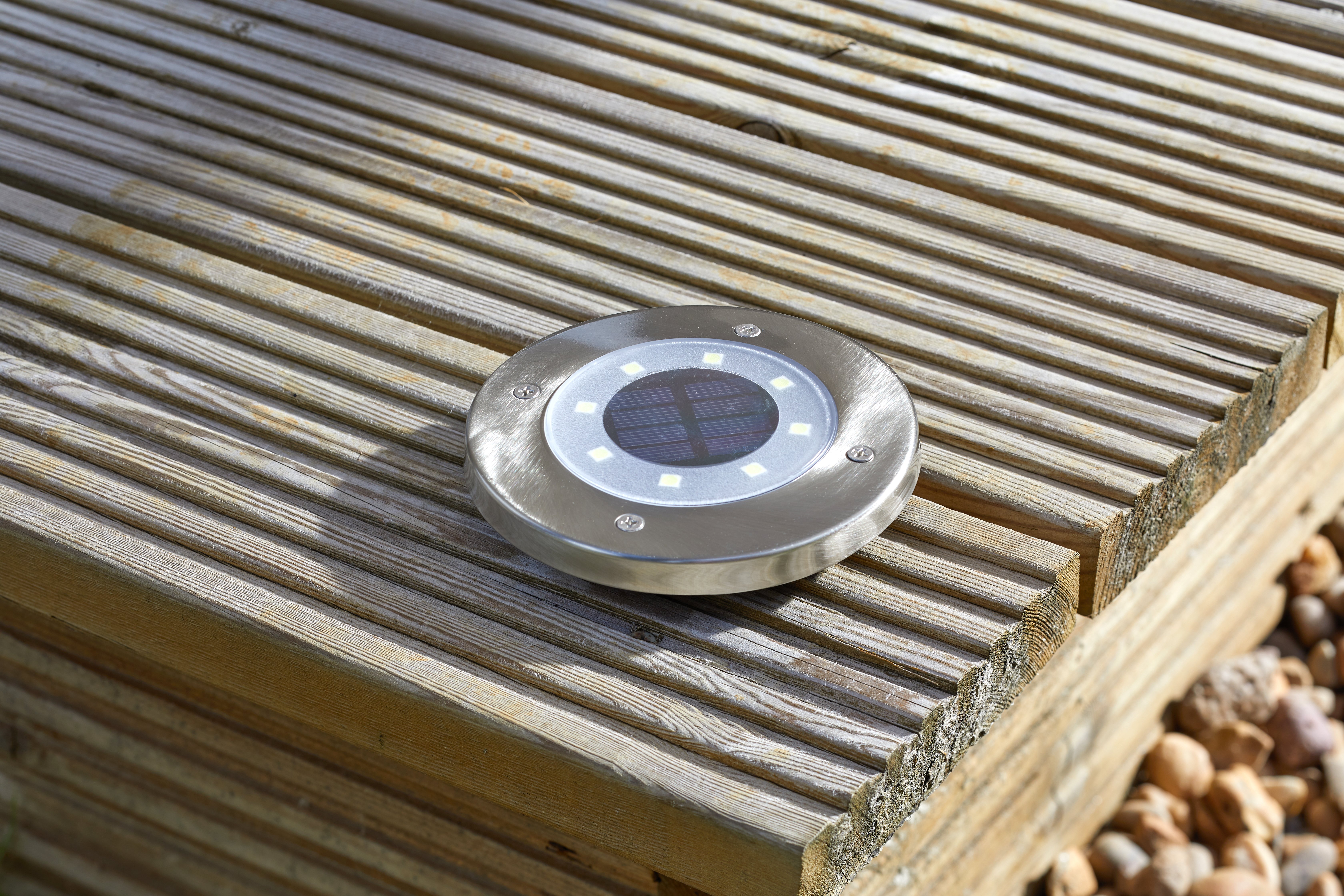 Habitat Industrial Style Solar Stake Lights 