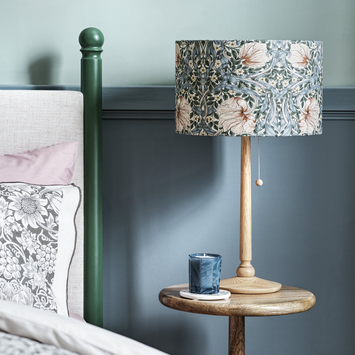 Habitat x Morris & Co. Wooden Table Lamp Base Only - Ash