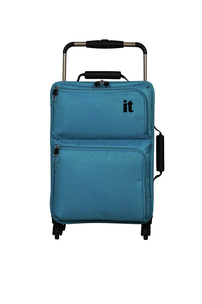 IT Luggage World's Lightest 4 Wheel Soft Cabin Suitcase