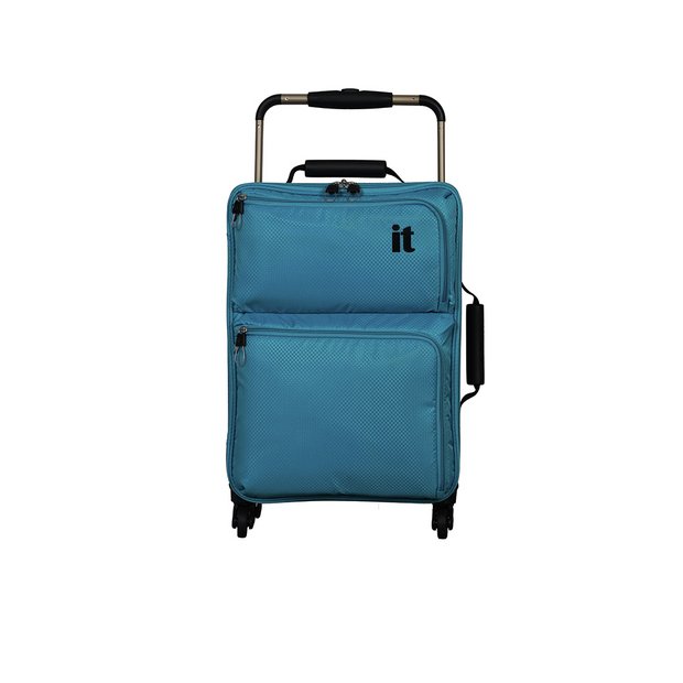 Buy IT Luggage World's Lightest 4 Wheel Soft Cabin Suitcase | Cabin luggage  | Argos