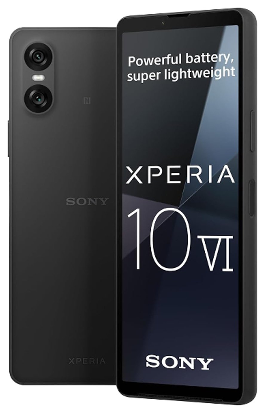 SIM Free Sony Xperia 10 VI 5G 128GB Mobile Phone - Black