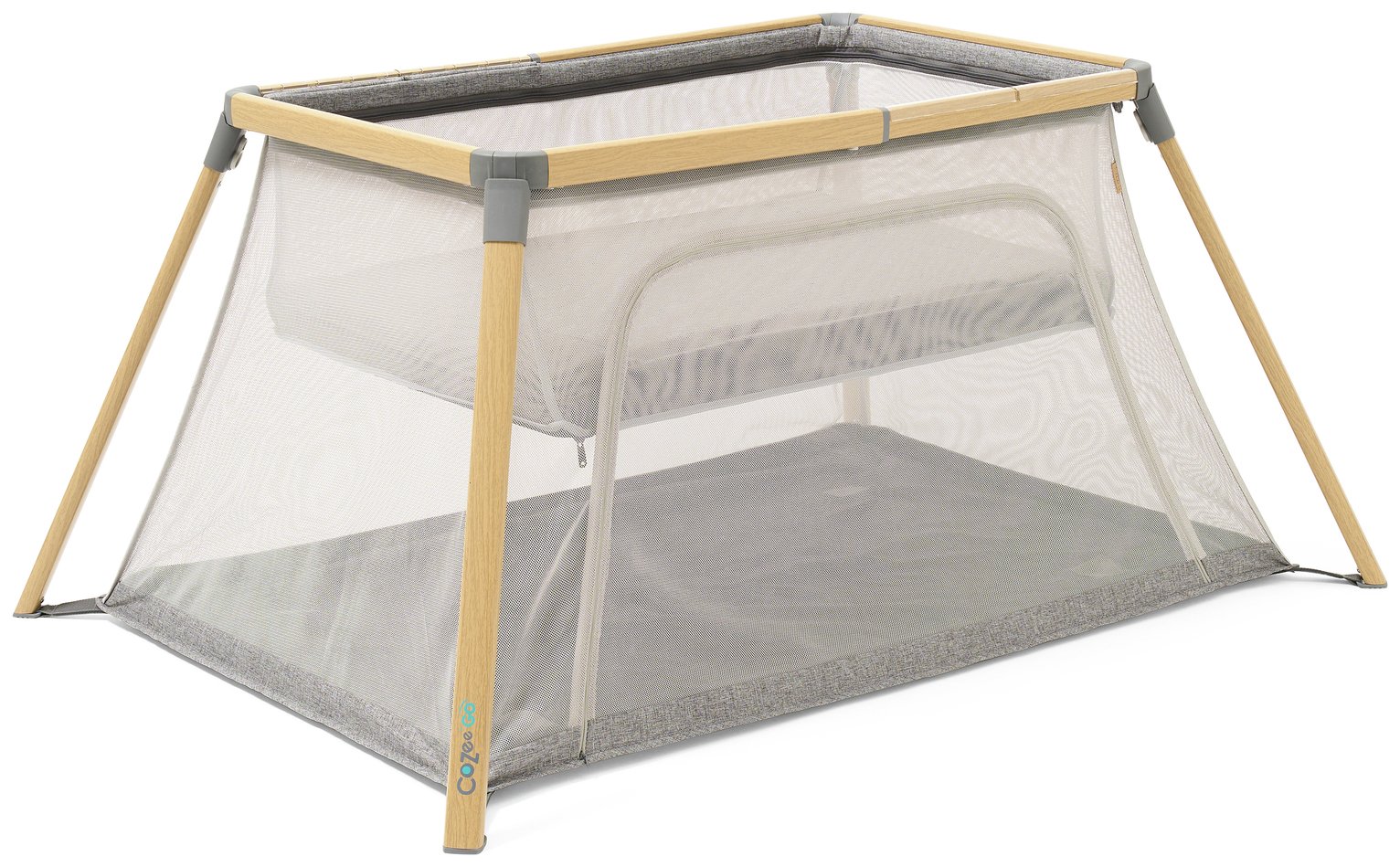 Tutti Bambini Cozee Go Crib - Oak Charcoal