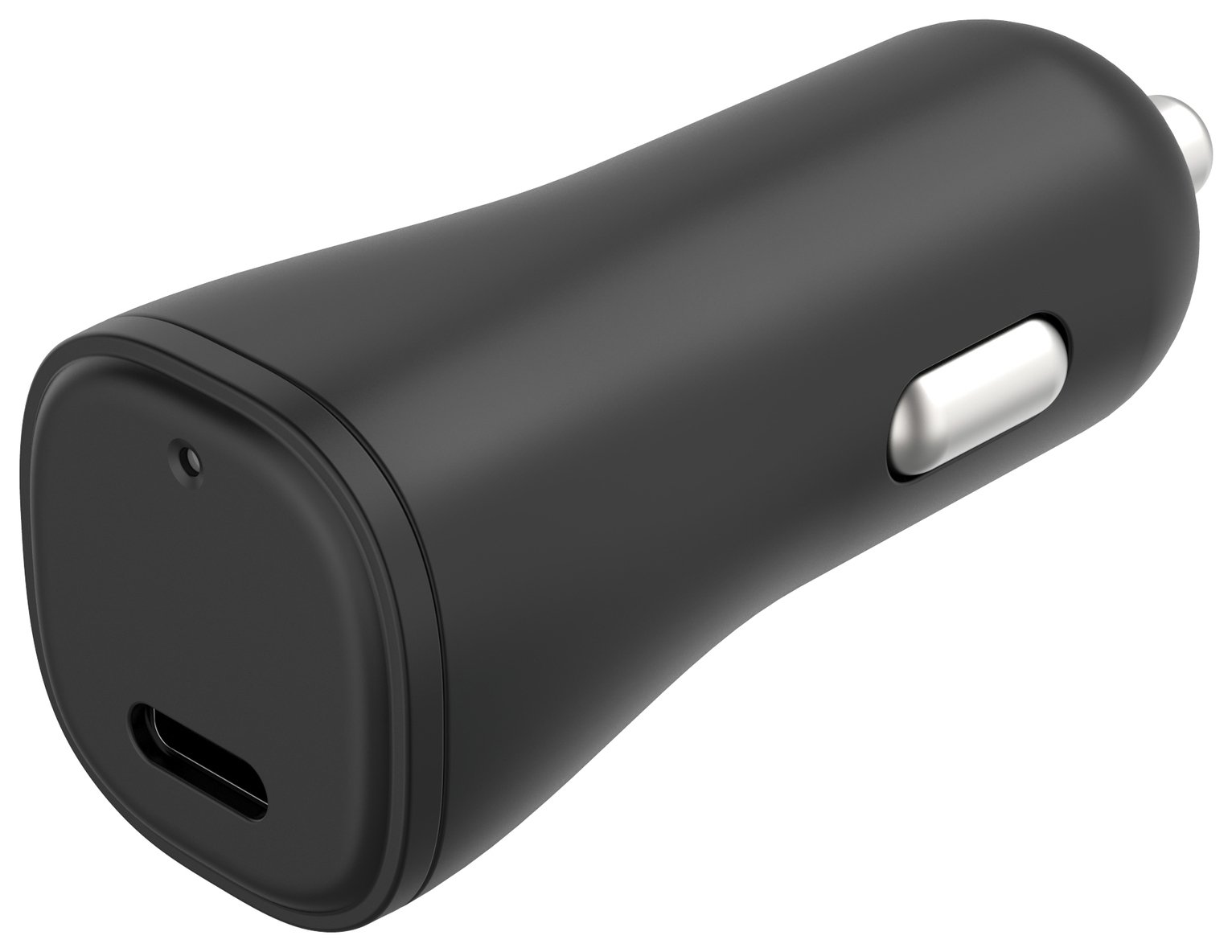 20W USB-C Single Port Car Charger - Black