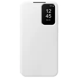 Samsung Galaxy A55 Smart View Wallet Folio Phone Case White