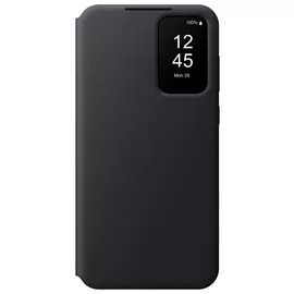 Samsung Galaxy A55 Smart View Wallet Folio Phone Case Black