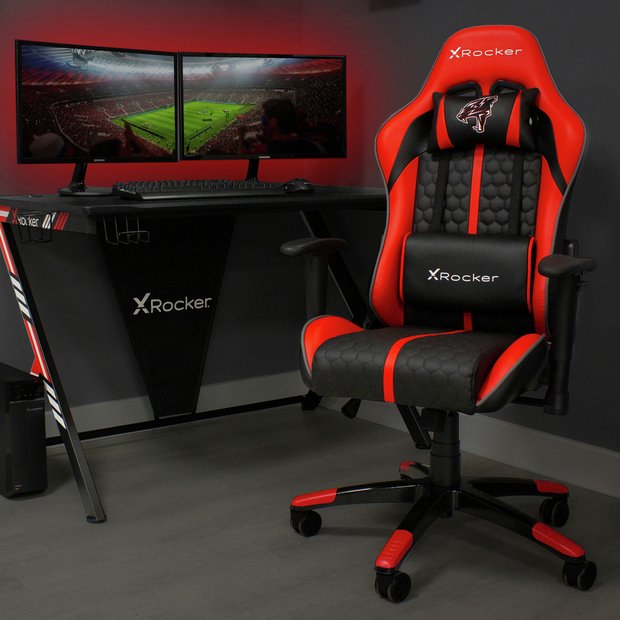 Buy X Rocker Arteon eSports Junior Gaming Chair Red Gaming chairs Argos