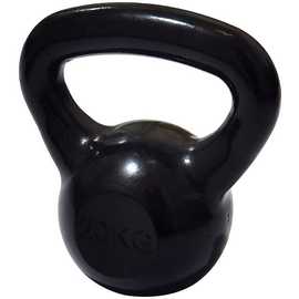 Pro Fitness Cast Iron 20kg Kettlebell - Black