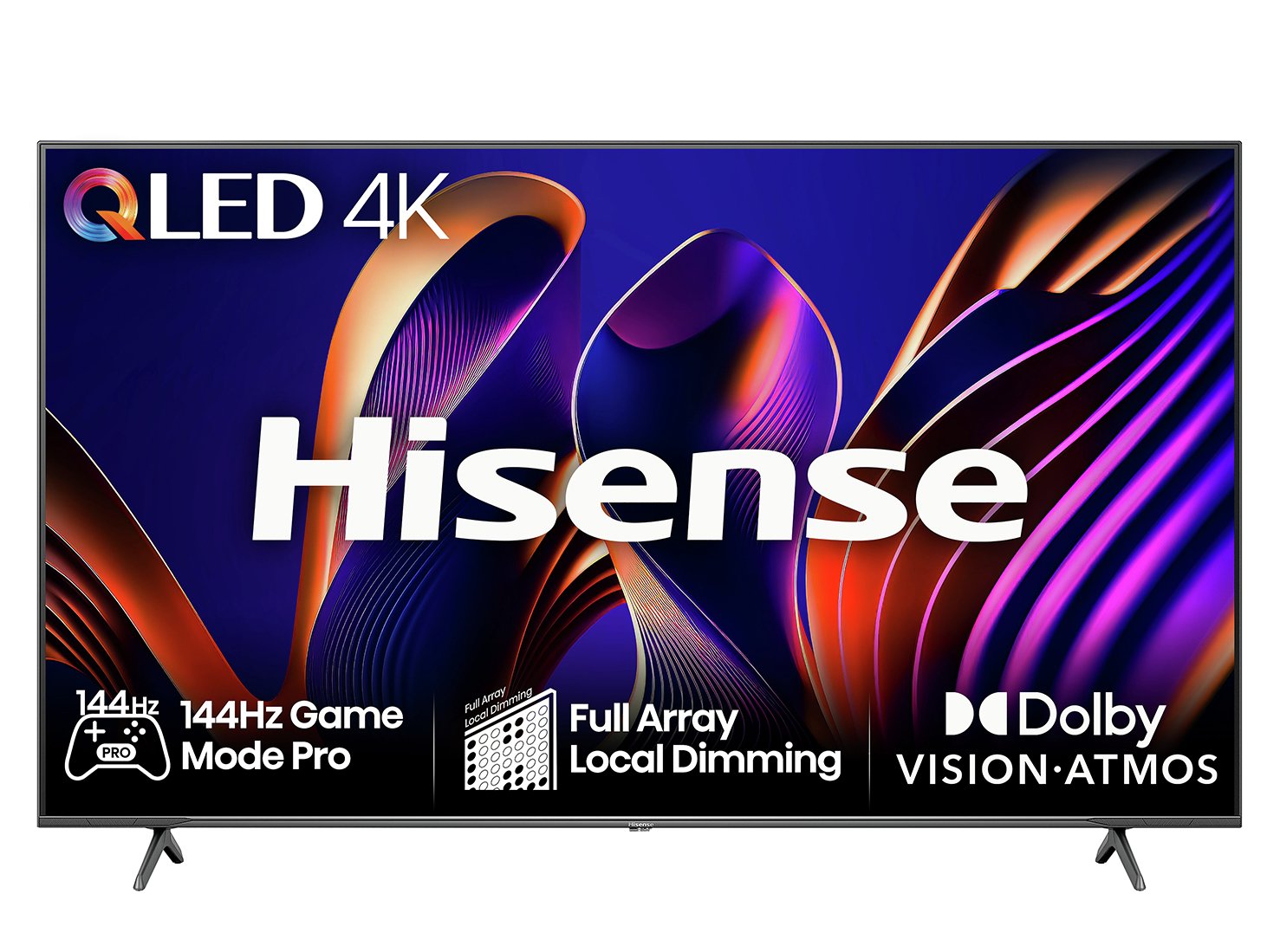 Hisense 55 In 55E7NQTUK Pro Smart 4K UHD HDR QLED Freely TV