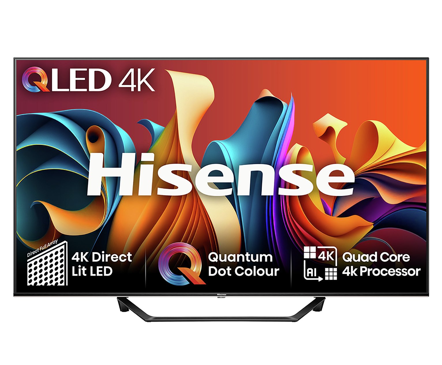 Hisense 55 Inch 55A7NQTUK Smart 4K UHD HDR QLED Freely TV