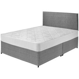 Buy Argos Home Elmdon Double Deep Ortho Divan Bed Grey Divan