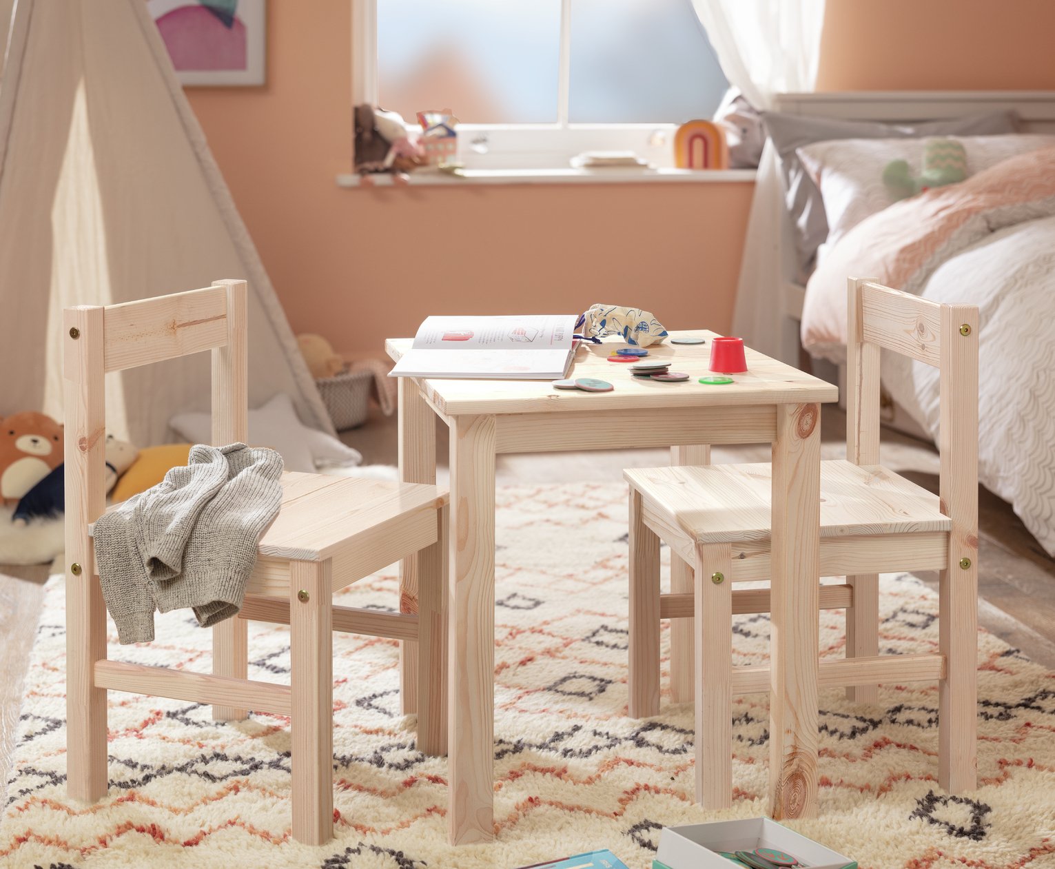 argos baby table and chairs