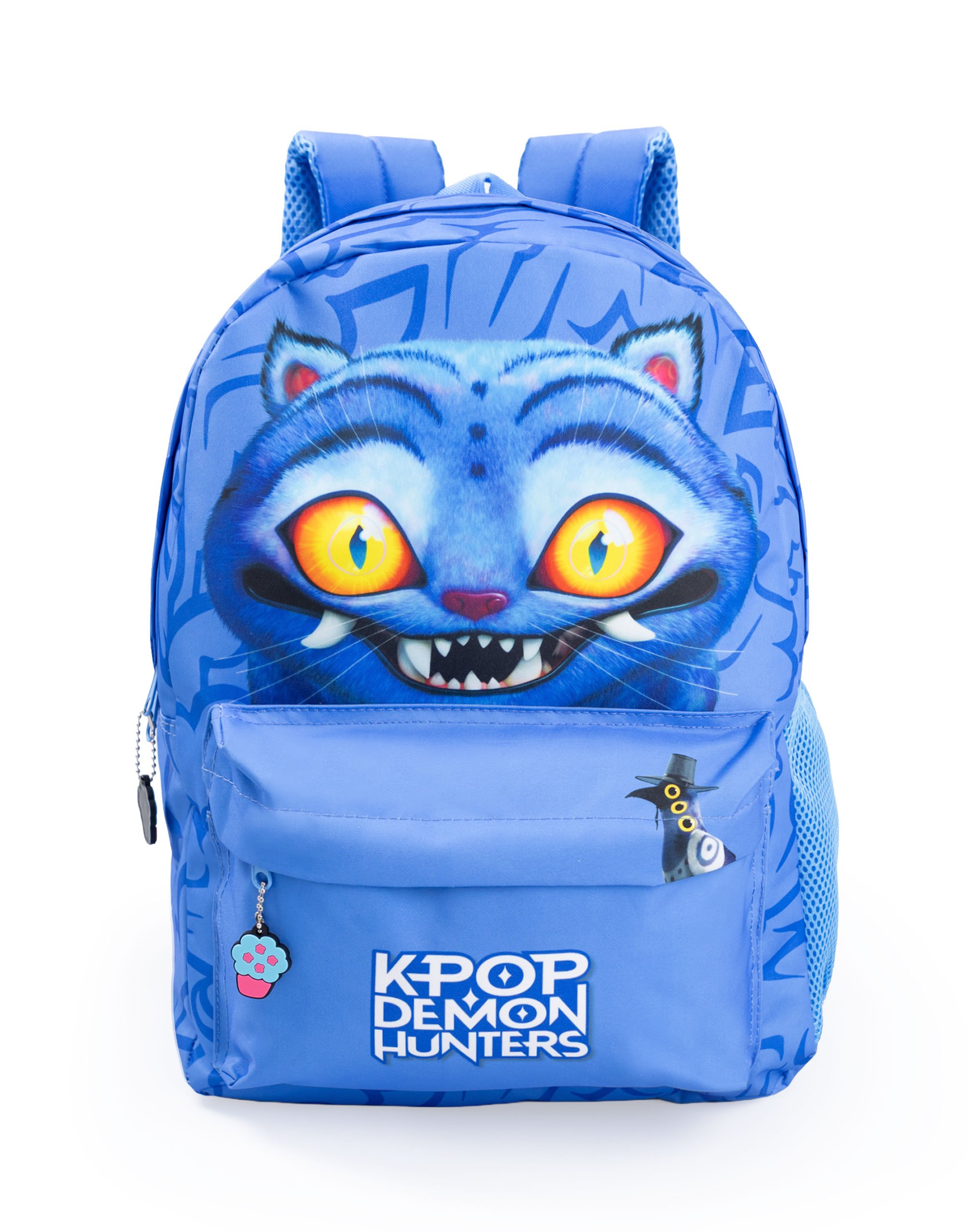 KPop Demon Hunters Derpy Tiger Kids Unisex Backpack - Blue
