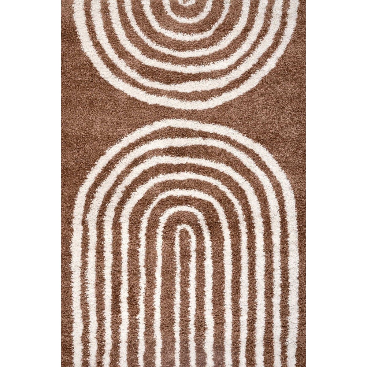 The Rugs Terracotta Moodi Rainbow Shaggy Rug - 80 x 150cm