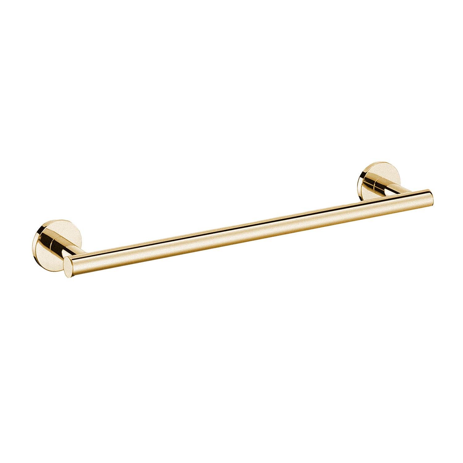 Cosmic Architect Towel Rack - Glossy Gold Pvd
