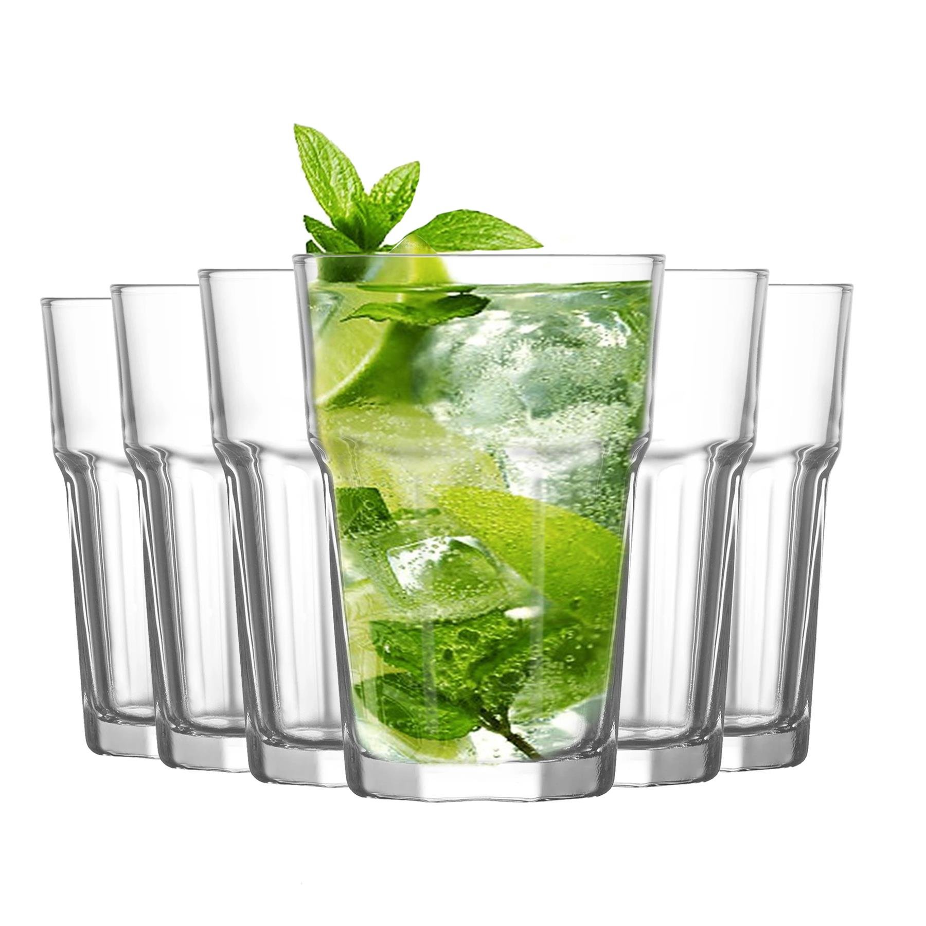 LAV Aras Highball Glasses - 365ml - Clear - Pack of 12