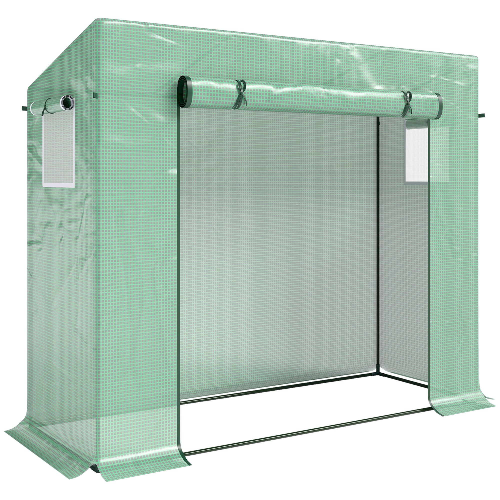 Outsunny PE Steel Frame Tomato Greenhouse – Green