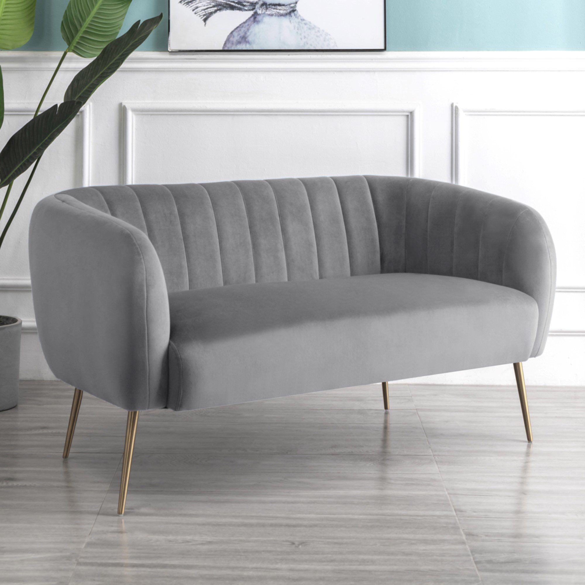 Artemis Home Matilda 2 Seat Sofa - Grey