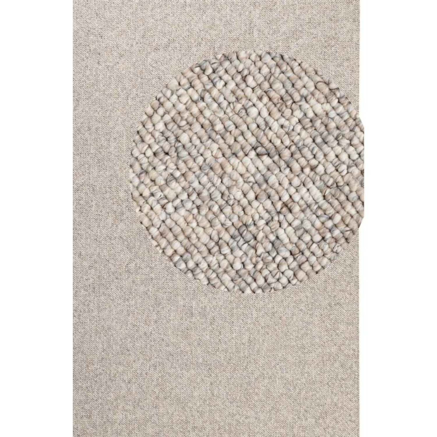 Hanse Home Beige Rocco Washable Plain Flatweave Rug - 80 x 150cm