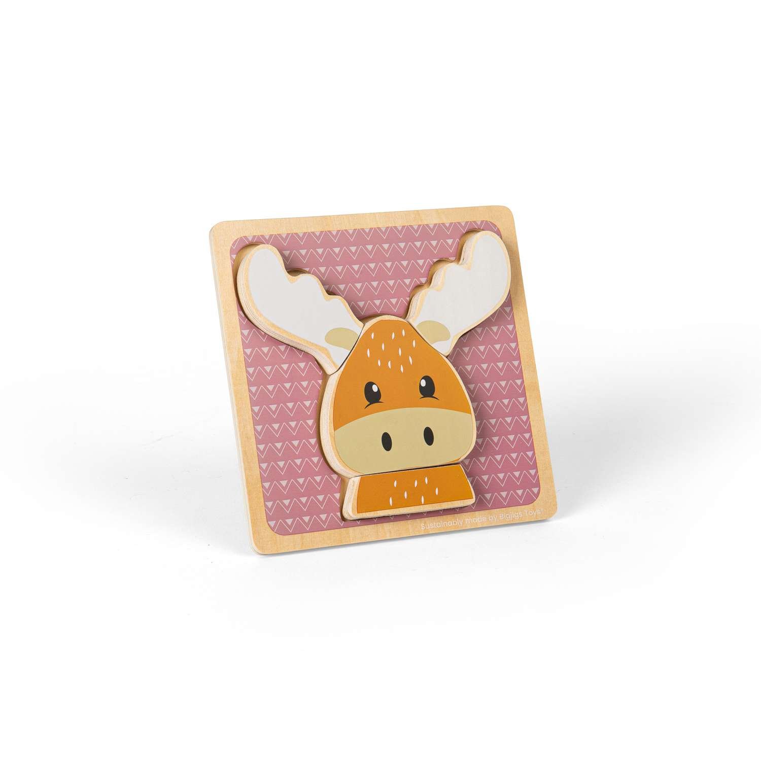 Bigjigs Toys Reindeer Chunky Puzzle - 12 Months +