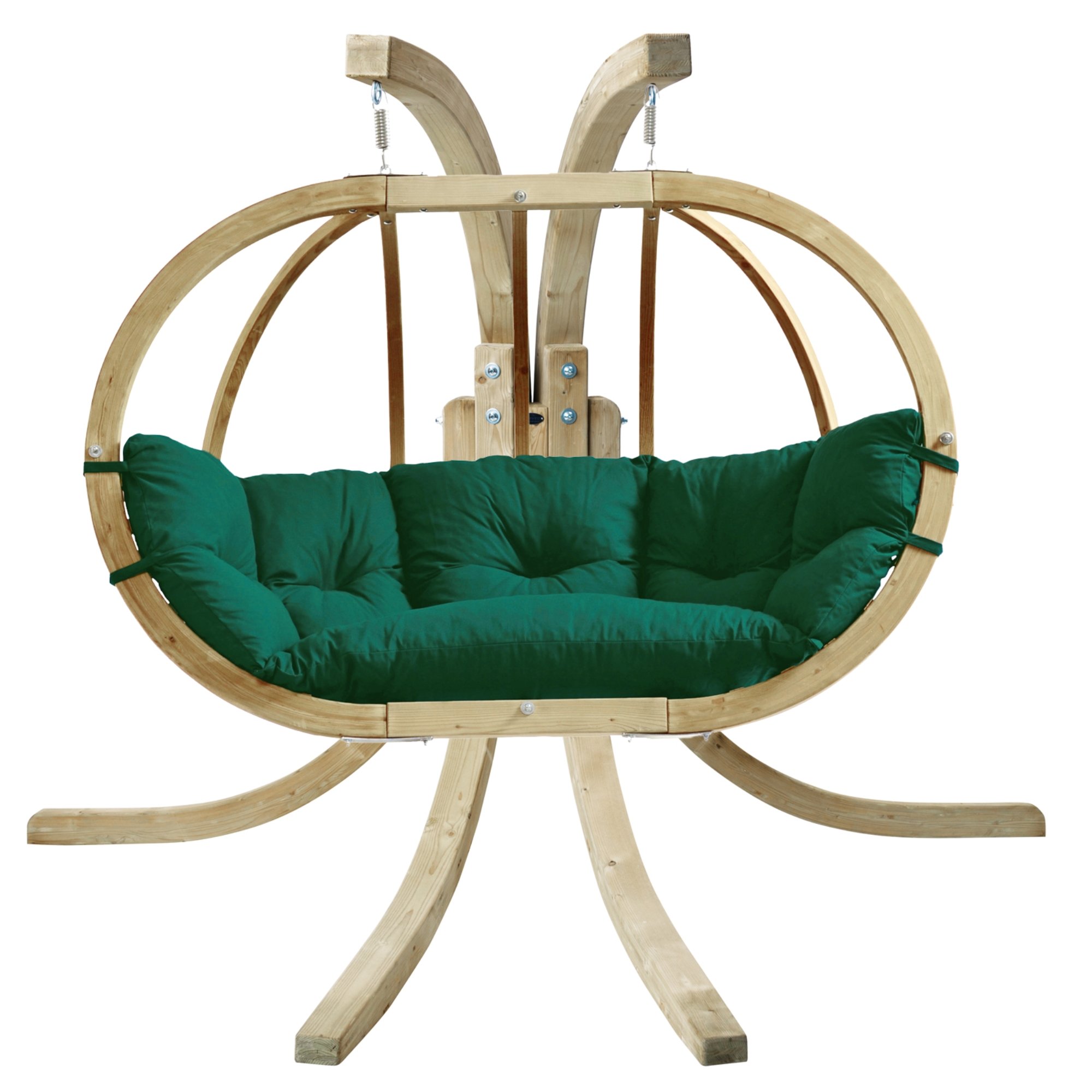 Amazonas Globo Royal Double Seater Hanging Chair Set - Green