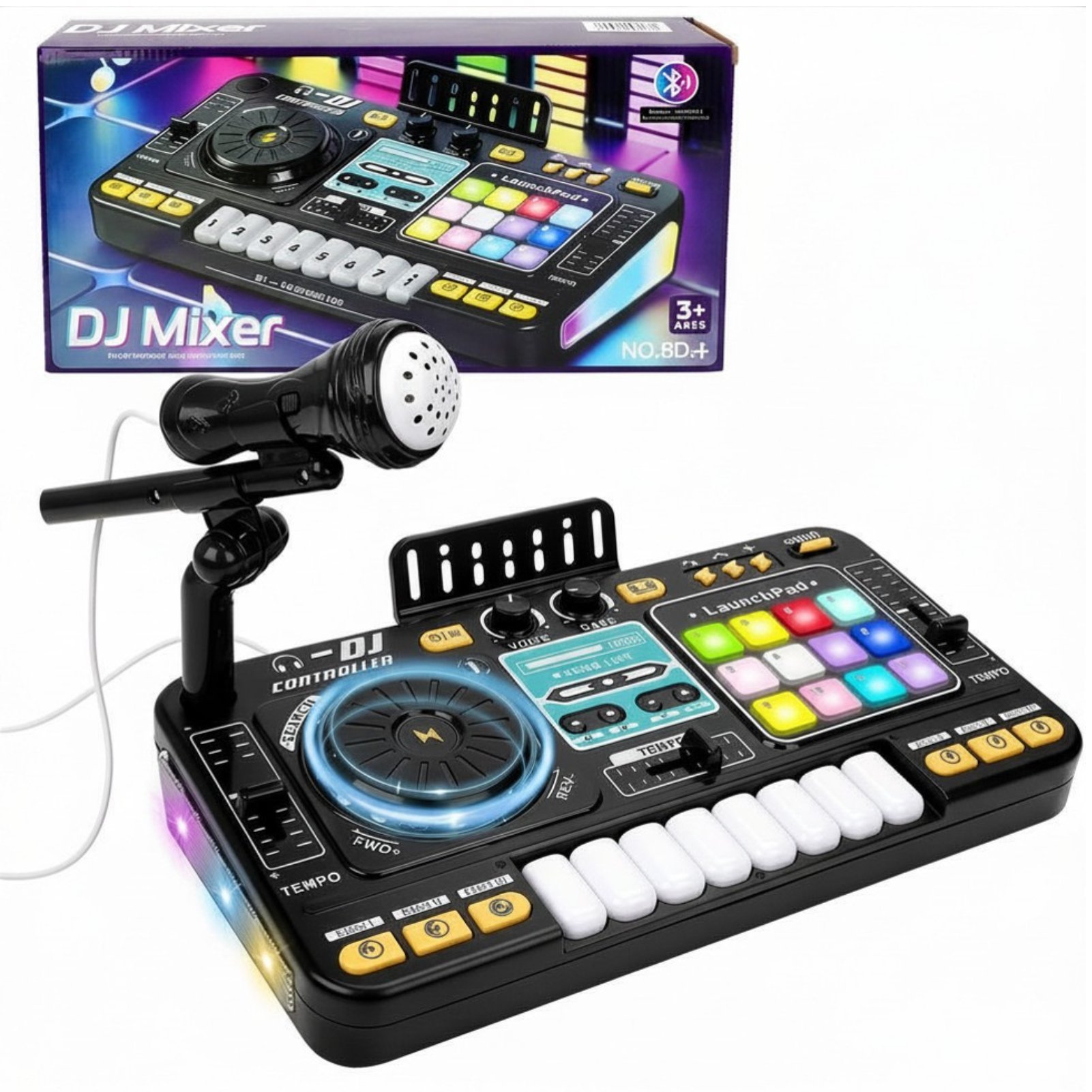 deAO DJ Music Mixer Table Toy Set