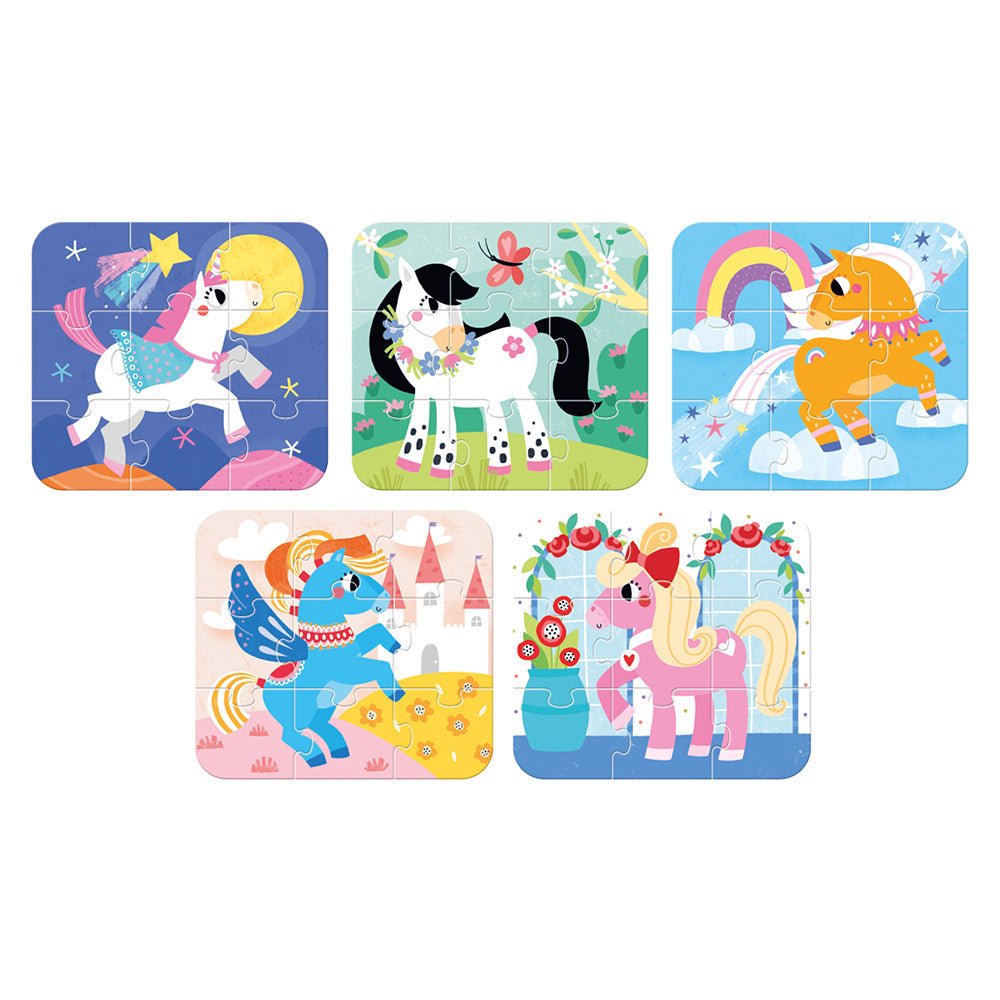 Banana Panda On-the-Go Puzzles Ponies - 3y+