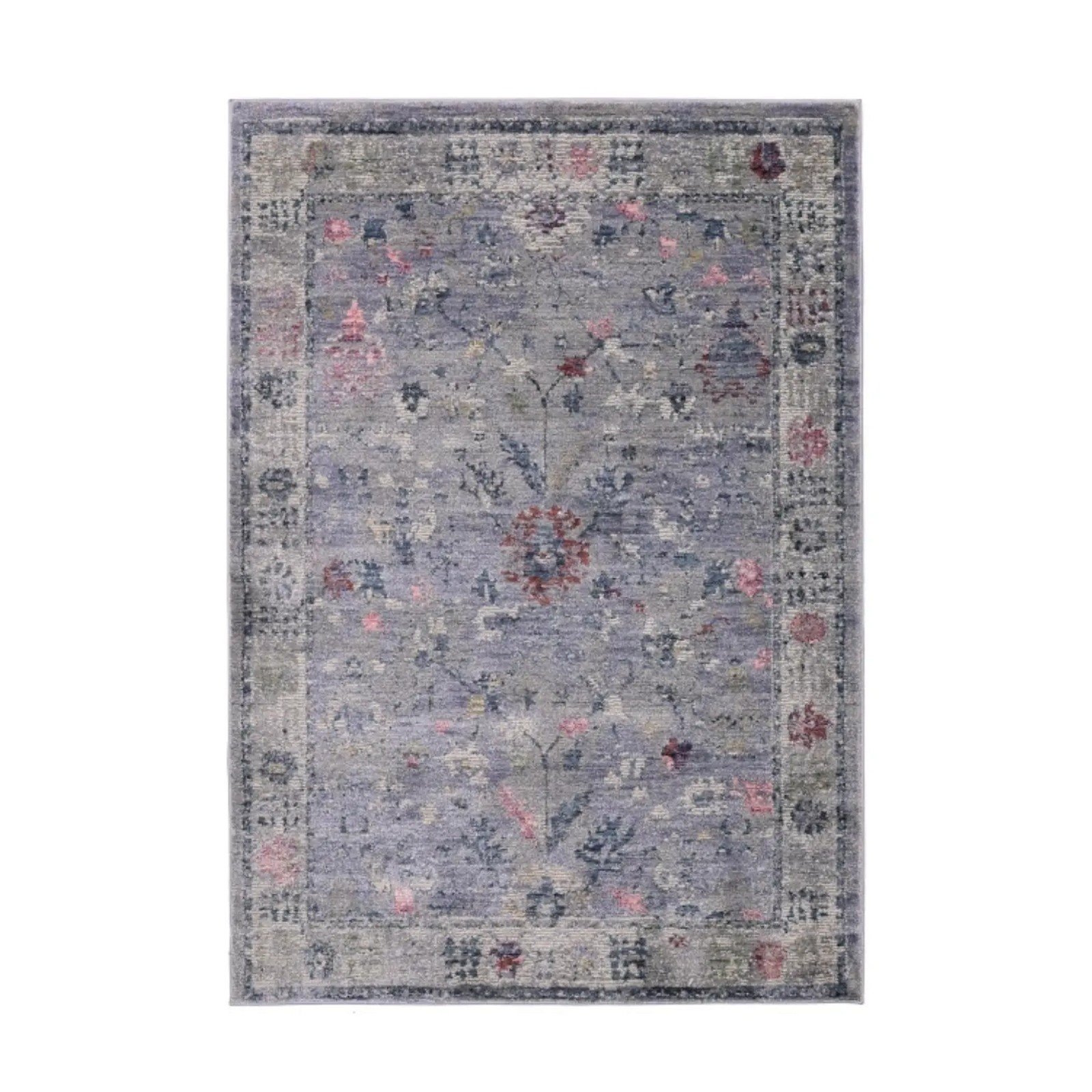 Mega Flooring Grey Traditional Abstract Rug - 160 x 235cm