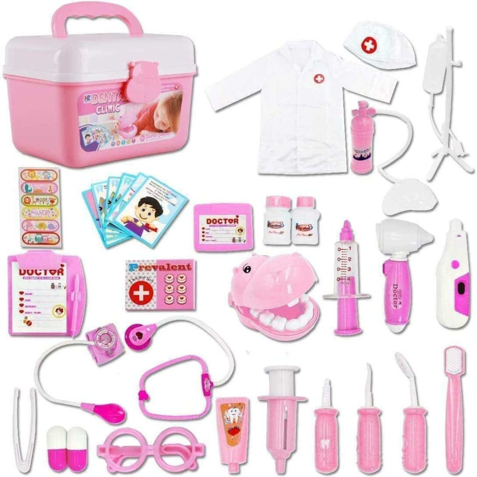 deAO Dentist Role Play Carrycase - Pink