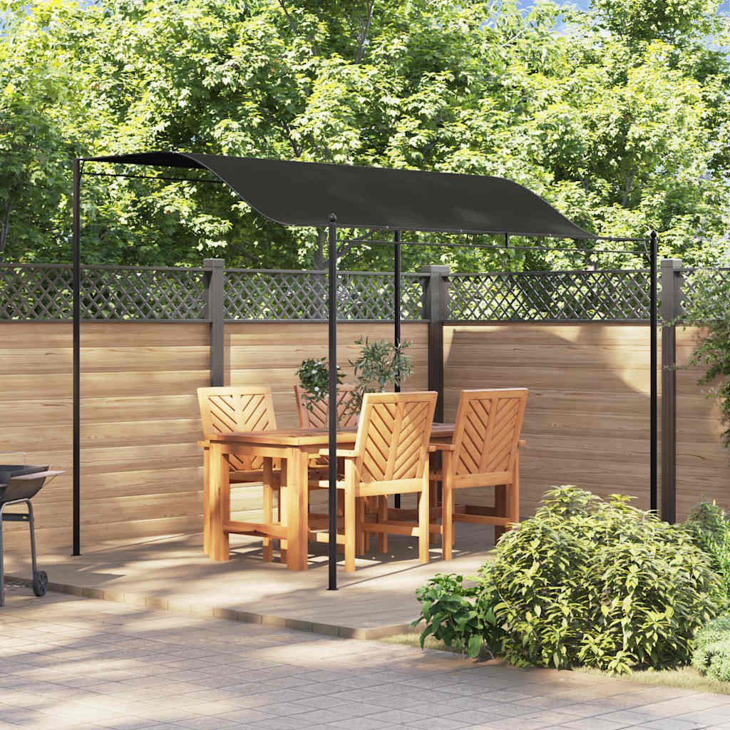 Walplus 3 x 2.4 m Sunshade Awning - Anthracite