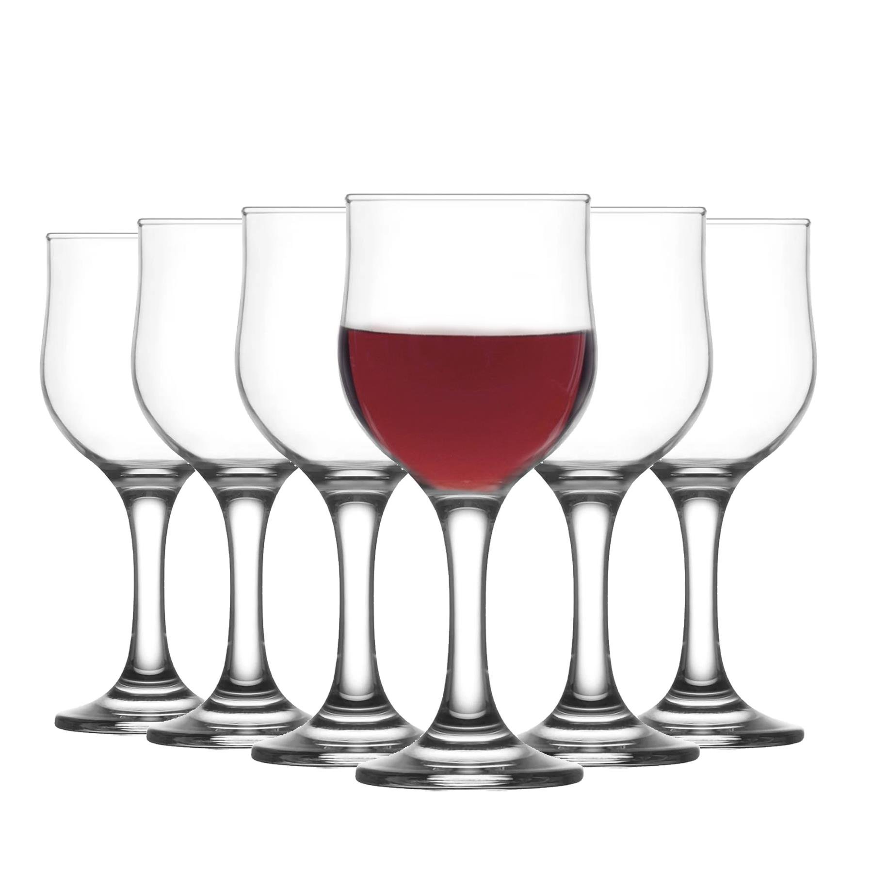 LAV Nevakar White Wine Glasses -  Clear - Pack of 12